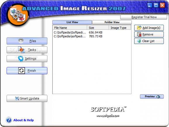 Advanced Image Resizer 2007 screenshot