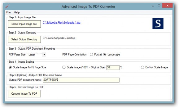Advanced Image To PDF Converter screenshot