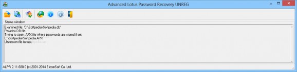 Advanced Lotus Password Recovery screenshot
