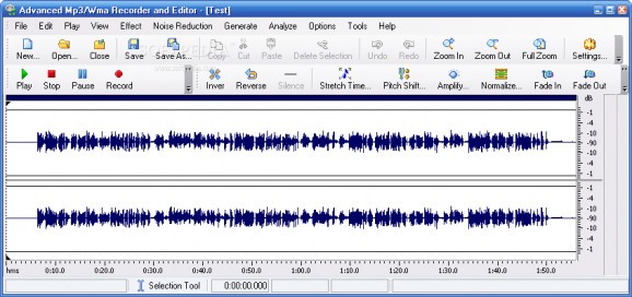 Advanced Mp3 / Wmv Recorder and Editor screenshot