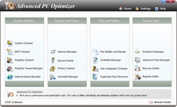 Advanced PC Optimizer screenshot