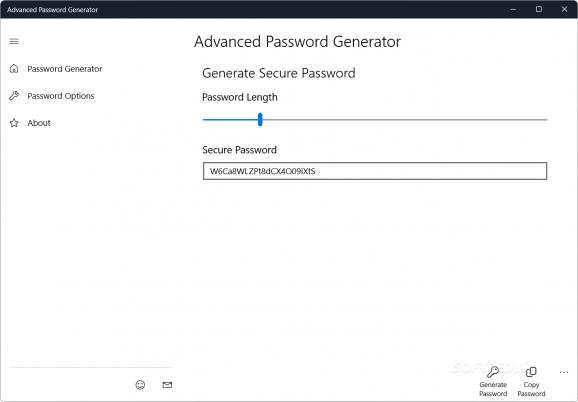 Advanced Password Generator screenshot