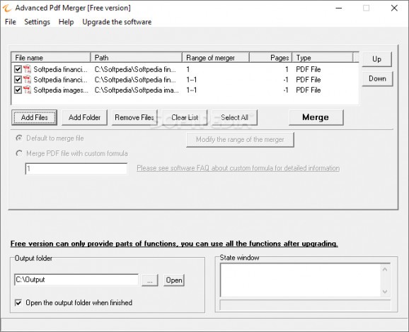 Advanced Pdf Merger Free screenshot