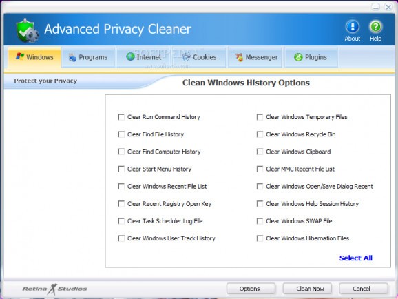 Advanced Privacy Cleaner screenshot