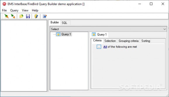 Advanced Query Builder screenshot