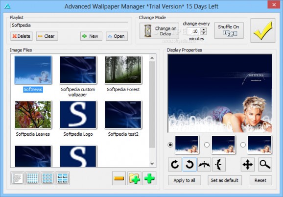 Advanced Wallpaper Manager screenshot