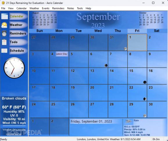 Aeris Calendar screenshot