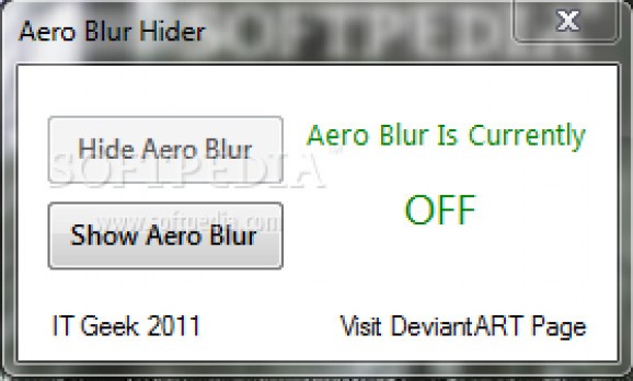 Aero Blur Hider screenshot