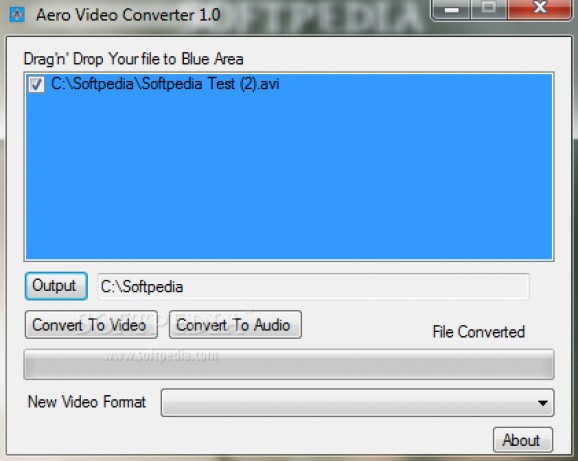 Aero Video Converter screenshot