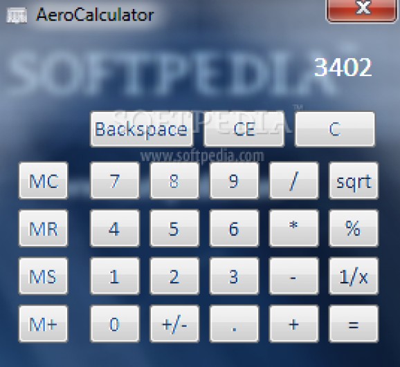 AeroCalculator screenshot