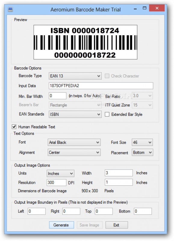 Aeromium Barcode Maker screenshot