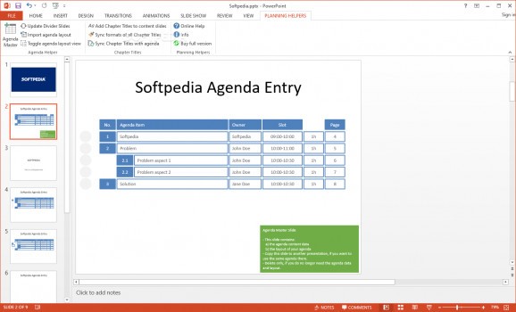 Agenda Helper Light screenshot