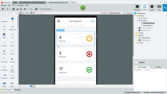 OutSystems Platform screenshot