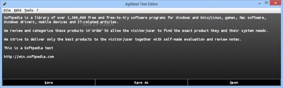 Agilitext Text Editor screenshot