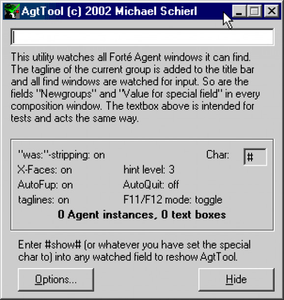 AgtTool screenshot