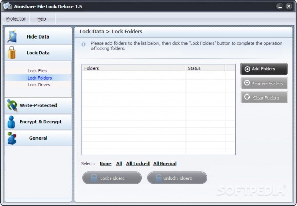 Ainishare File Lock Standard screenshot