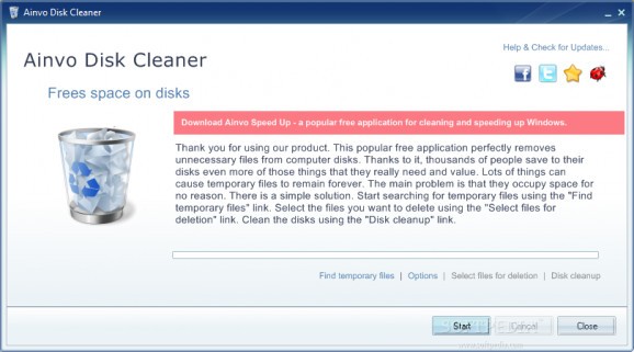 Ainvo Disk Cleaner Portable screenshot