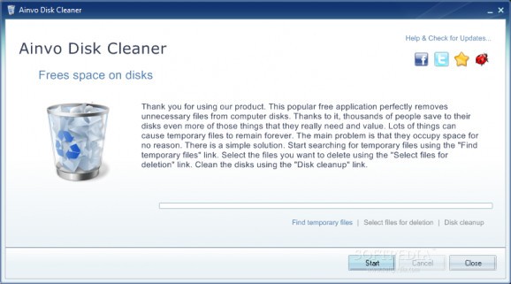 Ainvo Disk Cleaner screenshot
