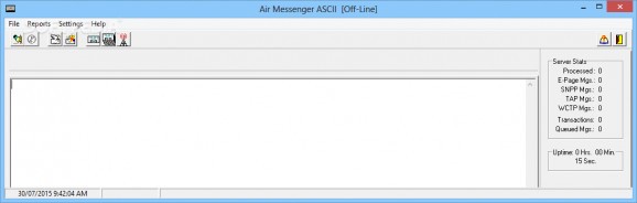 Air Messenger ASCII screenshot