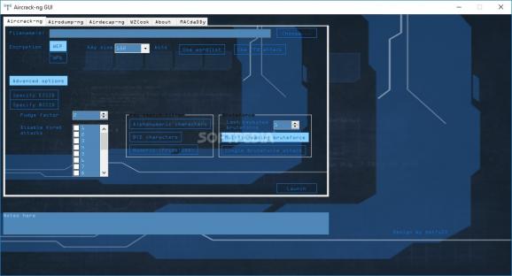Aircrack-ng GUI screenshot