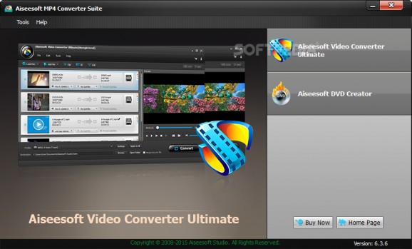 Aiseesoft MP4 Converter Suite screenshot