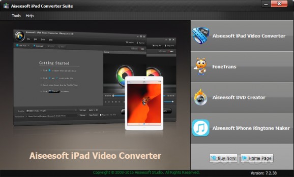 Aiseesoft iPad Converter Suite screenshot