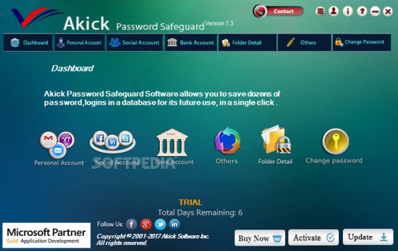 Akick Password Safeguard screenshot