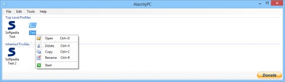 AlacrityPC screenshot