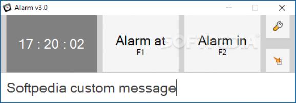 Alarm screenshot
