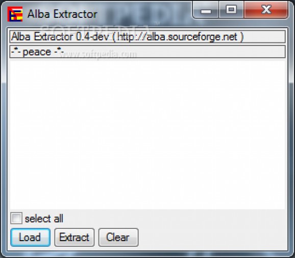 Alba Extractor screenshot