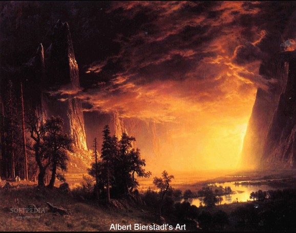 Albert Bierstadt Painting Screensaver screenshot