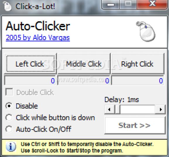 Aldo's Click-a-Lot! screenshot