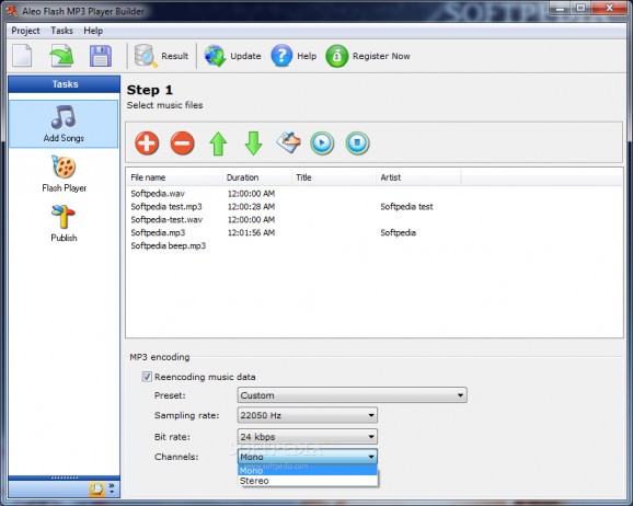 Flash MP3 Player Builder screenshot