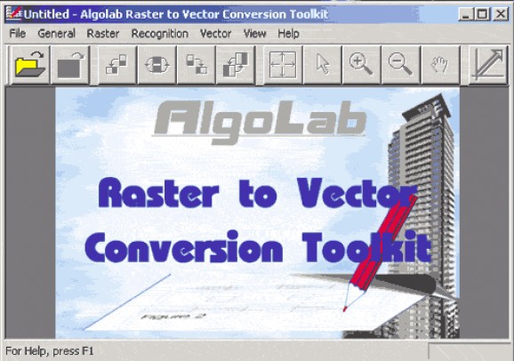Algolab Raster to Vector Conversion CAD/GIS SDK screenshot