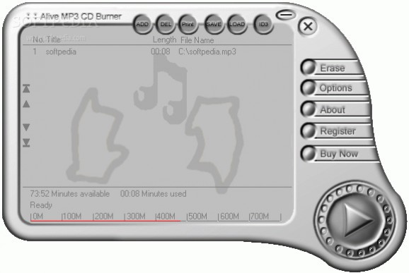 Alive MP3 CD Burner screenshot