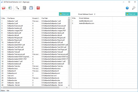 All File Email Extractor screenshot