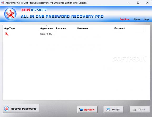 All-In-One Password Recovery Pro 2022 screenshot