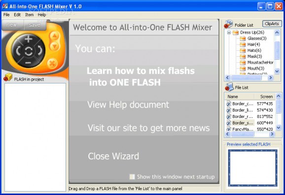 All-into-One Flash Mixer screenshot