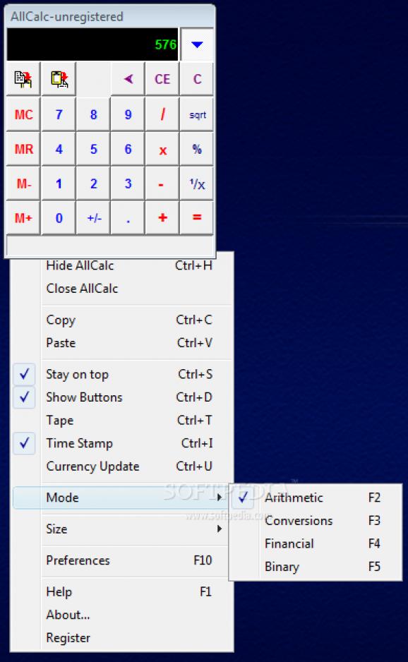 AllCalc screenshot