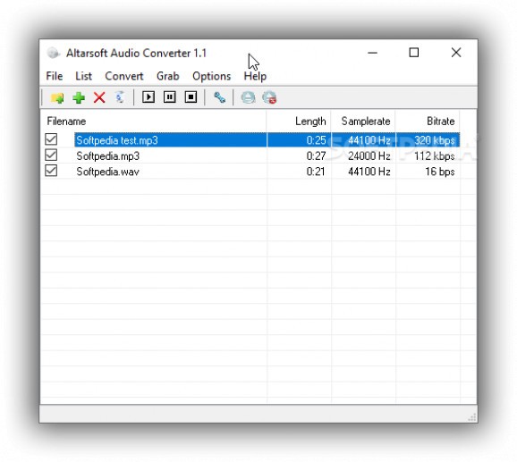 Altarsoft Audio Converter screenshot