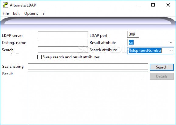 Alternate LDAP screenshot