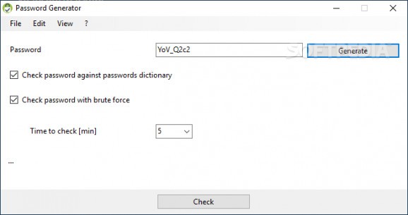 Alternate Password Generator screenshot