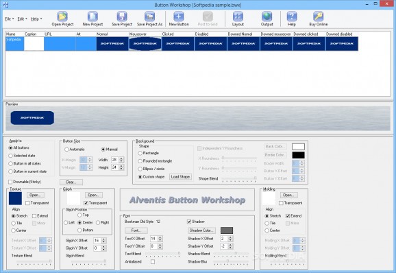Alventis Button Workshop screenshot