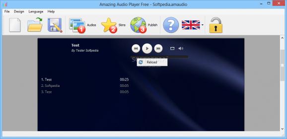 Amazing Audio Player screenshot