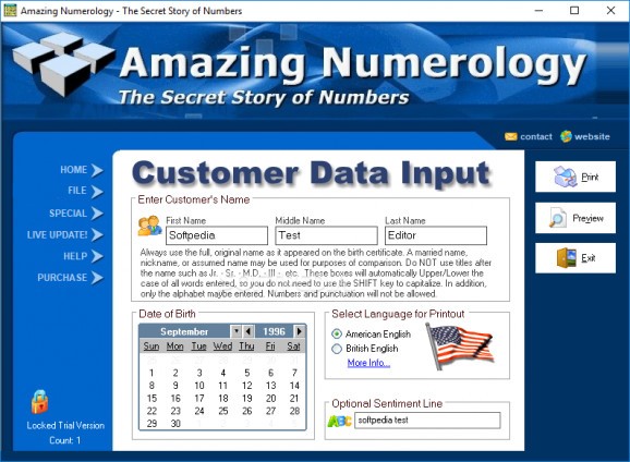 Amazing Numerology screenshot