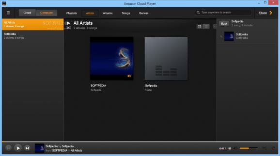 Amazon Cloud Player screenshot