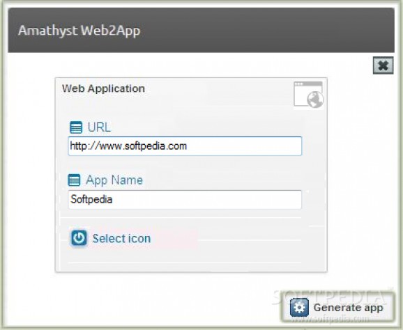Amethyst Web2App screenshot