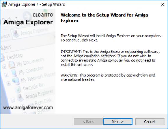 Amiga Explorer screenshot