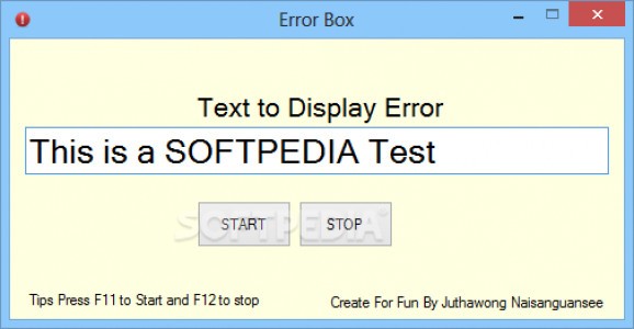 Ampare Error Box screenshot