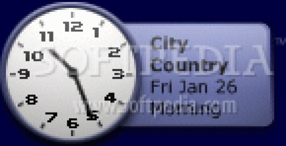 Analog World Clock screenshot